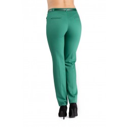 Pantaloni Dama Eleganti Verzi Marime Mare Claire